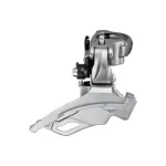 Schimbator fata Shimano Alivio 3x9 viteze Dual-Pull argintiu pentru MTB