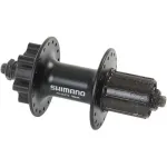Butuc spate Shimano Deore 36H, 135 mm, pentru disc, negru