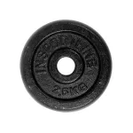Disc greutate din fier pentru bara 2,5 kg, 30 mm, negru, inSPORTline