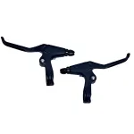 Set manete frana bicicleta stanga-dreapta din aluminiu, negre