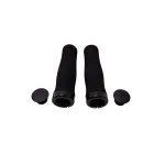Mansoane bicicleta Velo VLG-864-1AD3, 129 mm, negre, cu colier aluminiu