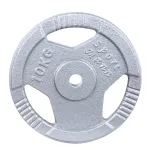 Disc greutate din fier 10 kg pentru bară 30 mm, cu mânere