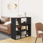 raft de cărți Stejar Negru 100 x 33 x 94,5 cm Lemn compozit GartenMobel Dekor