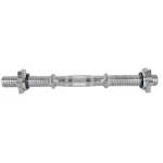 Bara pentru gantera din metal 40 cm cu filet si sigurante SDA-16BT