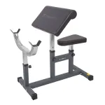 Banca reglabila pentru biceps inSPORTline LKC301, otel cromat