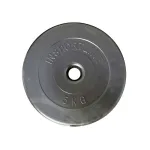 Disc greutate din ciment inSPORTline 5 kg pentru bare și gantere 30 mm