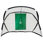 Poartă de fotbal 3 în 1 pentru antrenament, din oțel, 150x300x210 cm