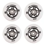 Roti pentru role WORKER 72 mm cu rulmenti ABEC-7 Chrome, set 4 buc
