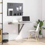 Masă de perete pliantă gri sonoma 100x60x56 cm lemn compozit GartenMobel Dekor