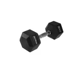 Gantera hexagonala cauciucata 17,5 kg Sportmann pentru fitness