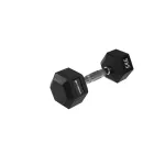 Gantera hexagonala cauciucata 5 kg Sportmann pentru forta si fitness