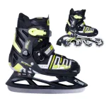 Patine reglabile 2in1 Action Olaff pentru role si gheata, ABEC 5
