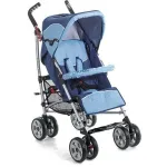 Carucior sport Plebani Linus albastru pliabil, 6-36 luni, 8.5 kg