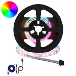 Bandă LED 2 pcs Negru și transparent 350 mm Cupru și Plastic GartenMobel Dekor