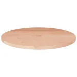 Blat de masă rotund, Ø40x1,5 cm, lemn masiv stejar netratat GartenMobel Dekor