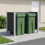 Împrejmuire pentru Coș de Gunoi Gri 161 x 85 x 115 cm GartenMobel Dekor