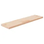 Poliță, 80x20x2,5 cm, lemn masiv de stejar netratat GartenMobel Dekor