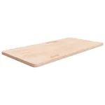 Blat de baie, 100x50x2,5 cm, lemn masiv netratat GartenMobel Dekor