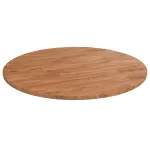 Blat de masă rotund maro deschis Ø60x1,5 cm lemn stejar tratat GartenMobel Dekor