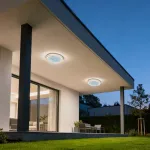 Aplica LED de exterior AX315/218WH, IP65, alb, pentru terasă și fațadă