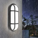 Aplica LED de exterior neagra AX321/162BK, IP65, design modern