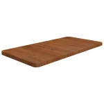 Blat de baie, maro închis, 80x40x2,5 cm, lemn masiv tratat GartenMobel Dekor