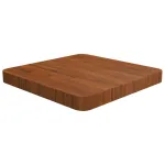 Blat de masă pătrat maro închis 40x40x4 cm lemn stejar tratat GartenMobel Dekor