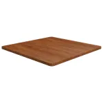 Blat de masă pătrat maro închis 80x80x2,5 cm lemn stejar tratat GartenMobel Dekor
