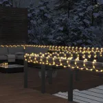 Cablu luminos cu 240 LED-uri, alb cald, 10 m, PVC GartenMobel Dekor