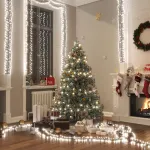 Instalație tip cluster cu 400 LED-uri, alb rece, PVC GartenMobel Dekor