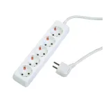 Prelungitor electric cu 5 prize, cablu 3 m, 1.5 mm, fără întrerupător