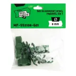 Set 10 conectori pentru araci tip T reglabili 8 mm Micul Fermier