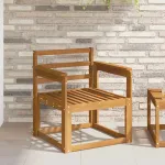 Canapea de exterior Lemn Solid de Acacia natural GartenMobel Dekor