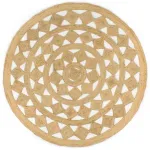 Covor manual din iută împletită, 180 cm GartenMobel Dekor