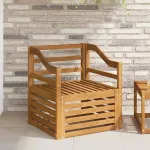 Canapea de exterior Lemn Solid de Acacia natural GartenMobel Dekor