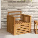 Canapea de exterior Lemn Solid de Acacia natural GartenMobel Dekor