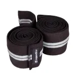 Benzi elastice pentru genunchi inSPORTline KneeWrap cu fixare velcro
