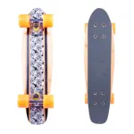 Penny board WORKER Bambo 22 din bambus, compact, cu rulmenți ABEC 11