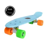Penny board Mad Cruiser Original albastru deschis, 57 cm, ABEC 7