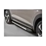 Praguri laterale negre aluminiu pentru Kia Sportage IV 2016-2021