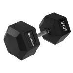 Gantera hexagonala cauciucata 50 kg Sportmann pentru forta