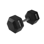 Gantera hexagonala cauciucata 37.5 kg Sportmann pentru fitness