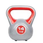 Gantera Vin-Bell 14 kg Sportmann, maner ergonomic, gri/rosu