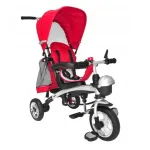 Tricicleta copii 10 in 1 Sportmann Egaleco, tip carucior, rosu