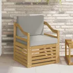 Canapea de exterior Poliester Alb GartenMobel Dekor