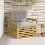 Canapea de exterior Poliester Alb GartenMobel Dekor