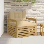 Canapea de exterior Poliester Alb GartenMobel Dekor
