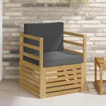 Canapea de exterior Poliester alb și antracit GartenMobel Dekor