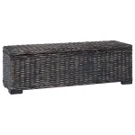 Cutie de depozitare cu depozitare Negru 110 x 35 x 45 cm GartenMobel Dekor