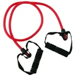 Expander cauciuc fitness HMS EG02, 142 cm, cu manere din spuma
